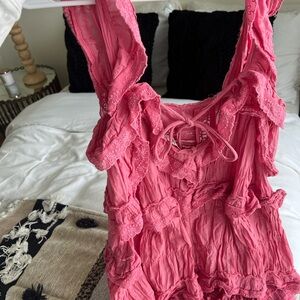 Free People Tiered and true romper